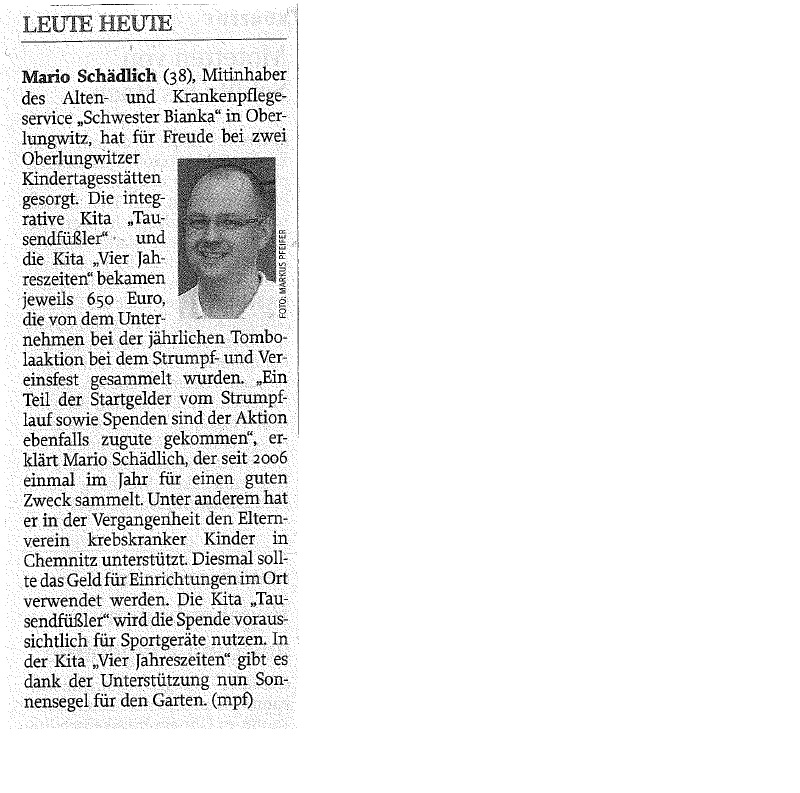 Freie Presse 19.08.2015