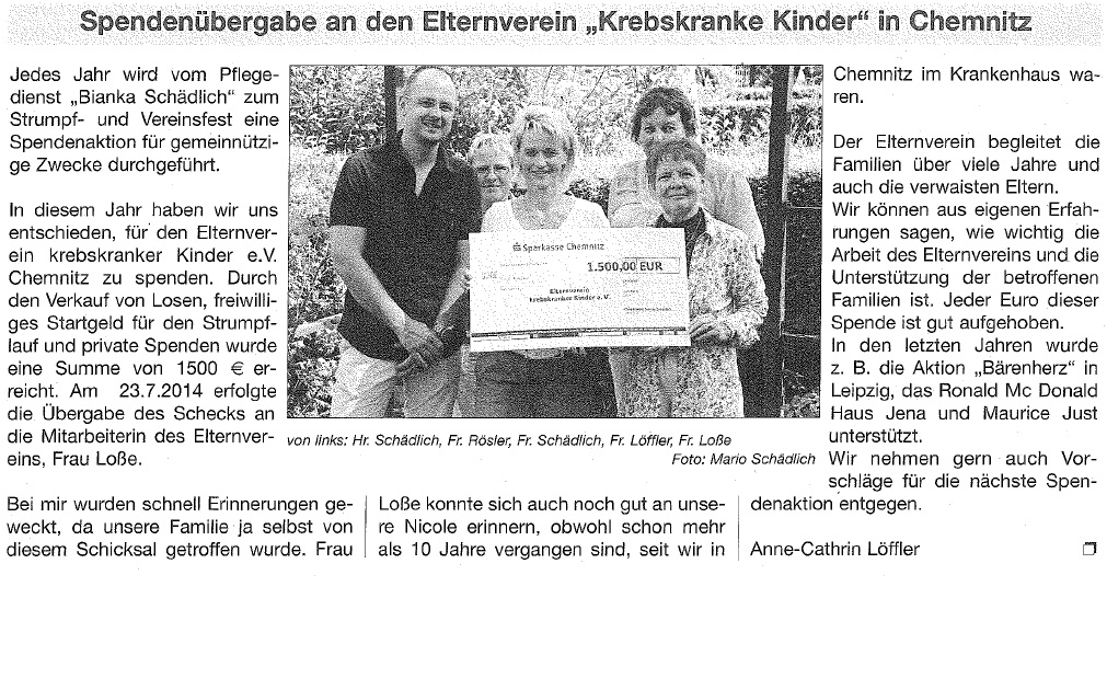 Juli 2014 Stadtanzeiger Oberlungwitz